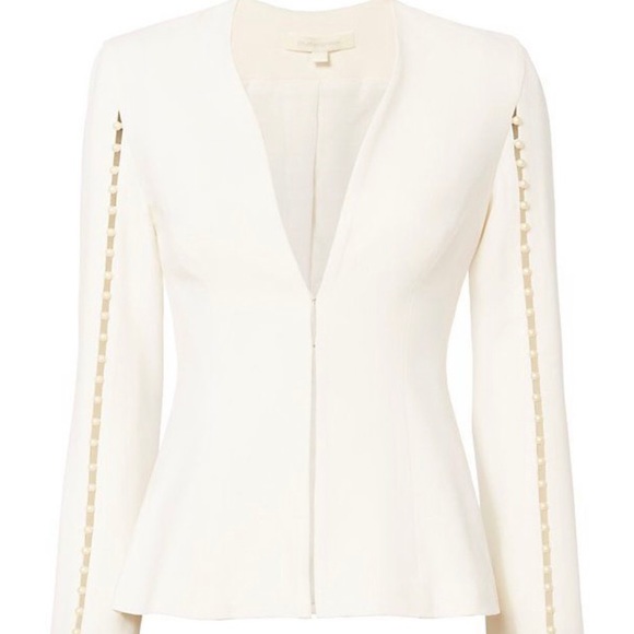 JONATHAN SIMKHAI white faux pearl pant suit - Picture 2 of 10